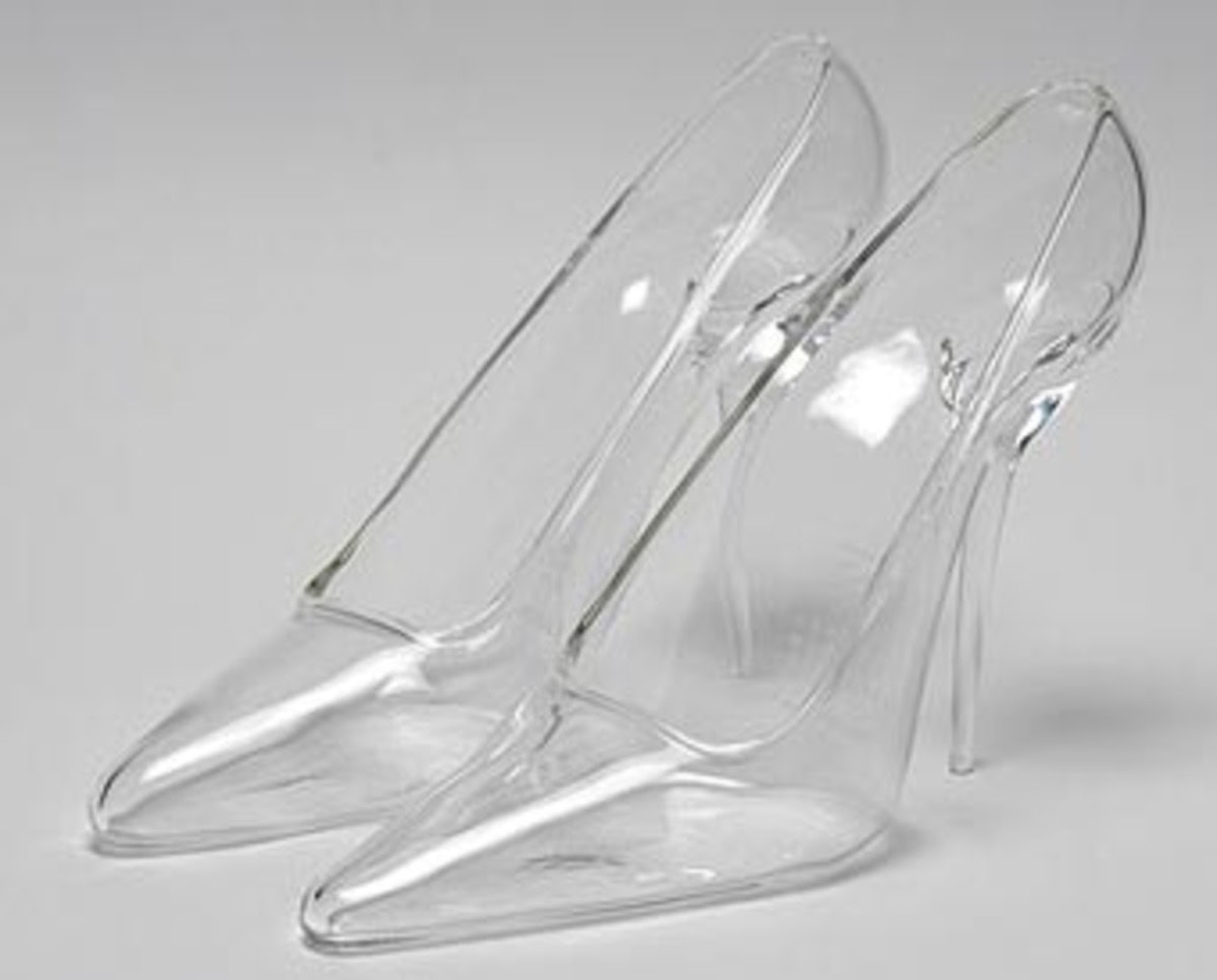Maison martin margiela glass cinderella heel slipper