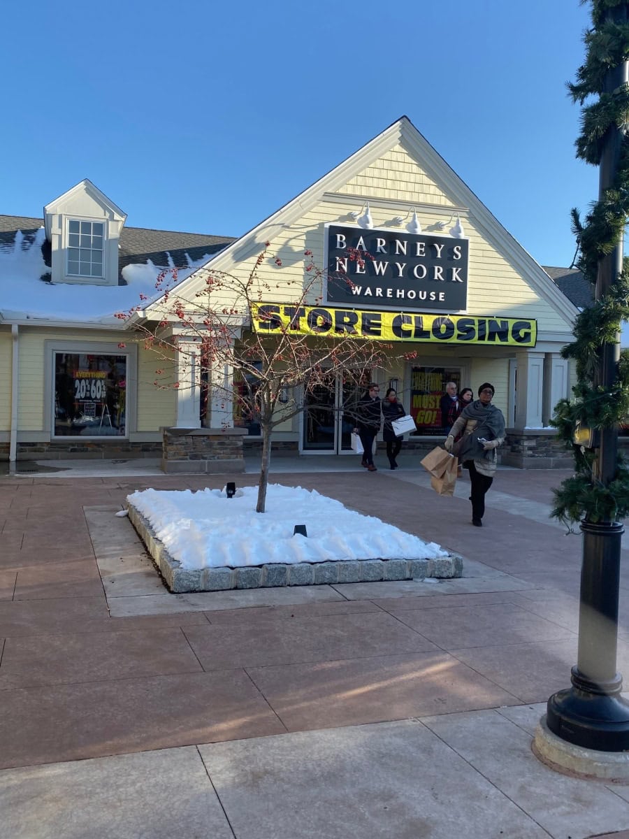 Barneys warehouse closing sale merchandise