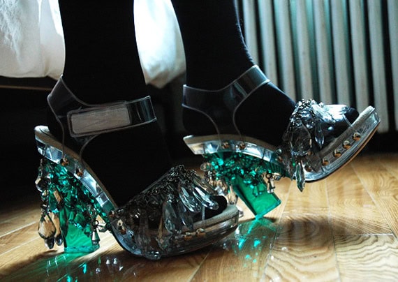 prada chandelier shoes spring 2010