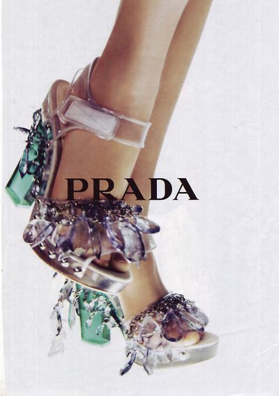 prada chandelier shoes spring 2010