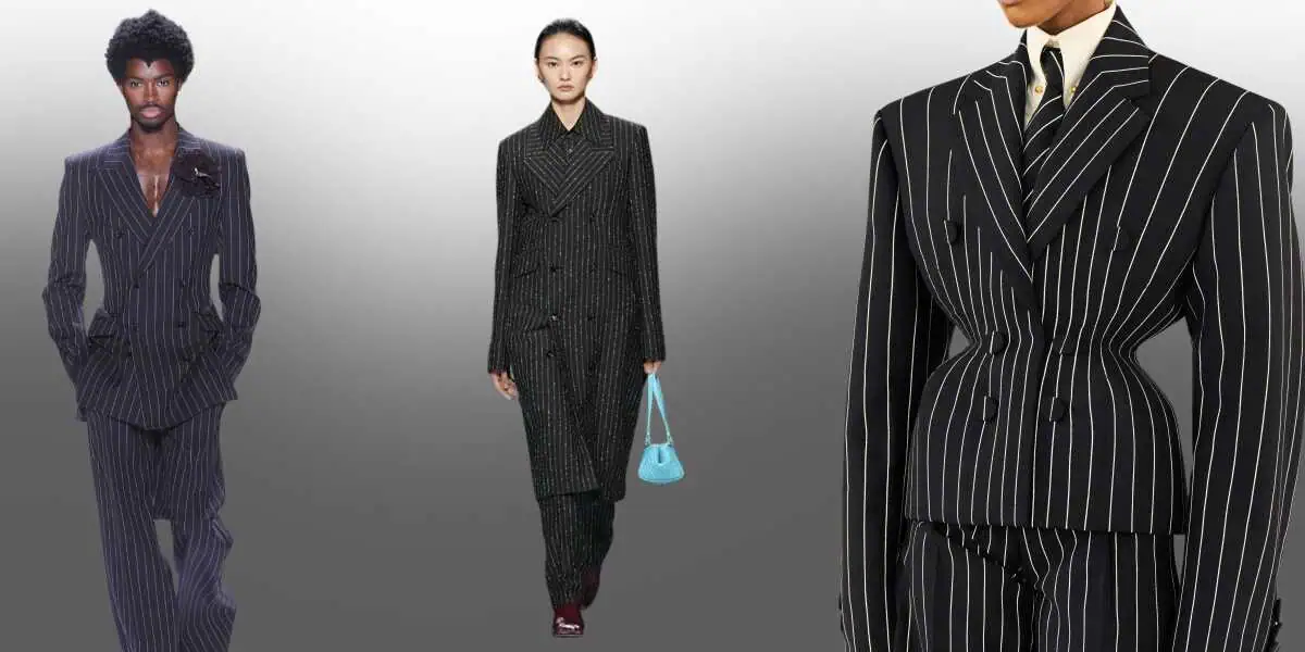 the pinstripe suit