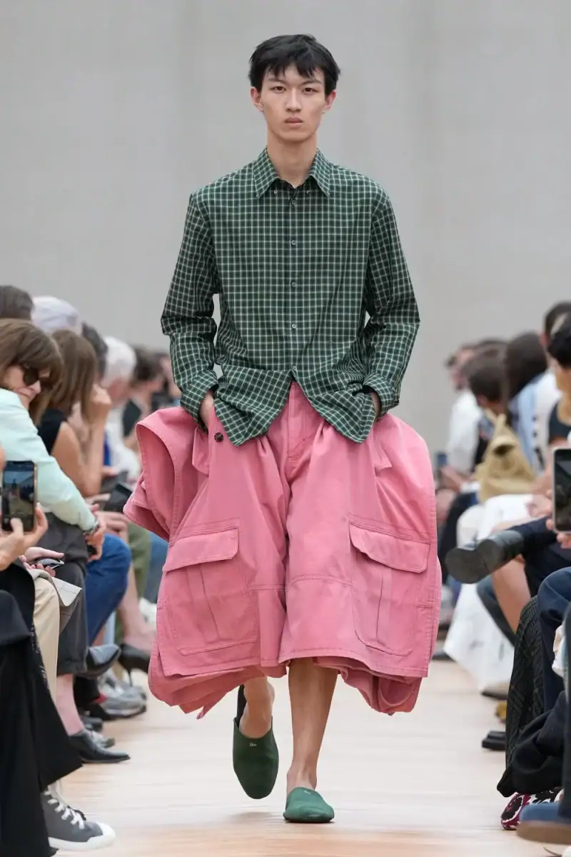 Pink Shorts at Dior Spring 2026 Menswear