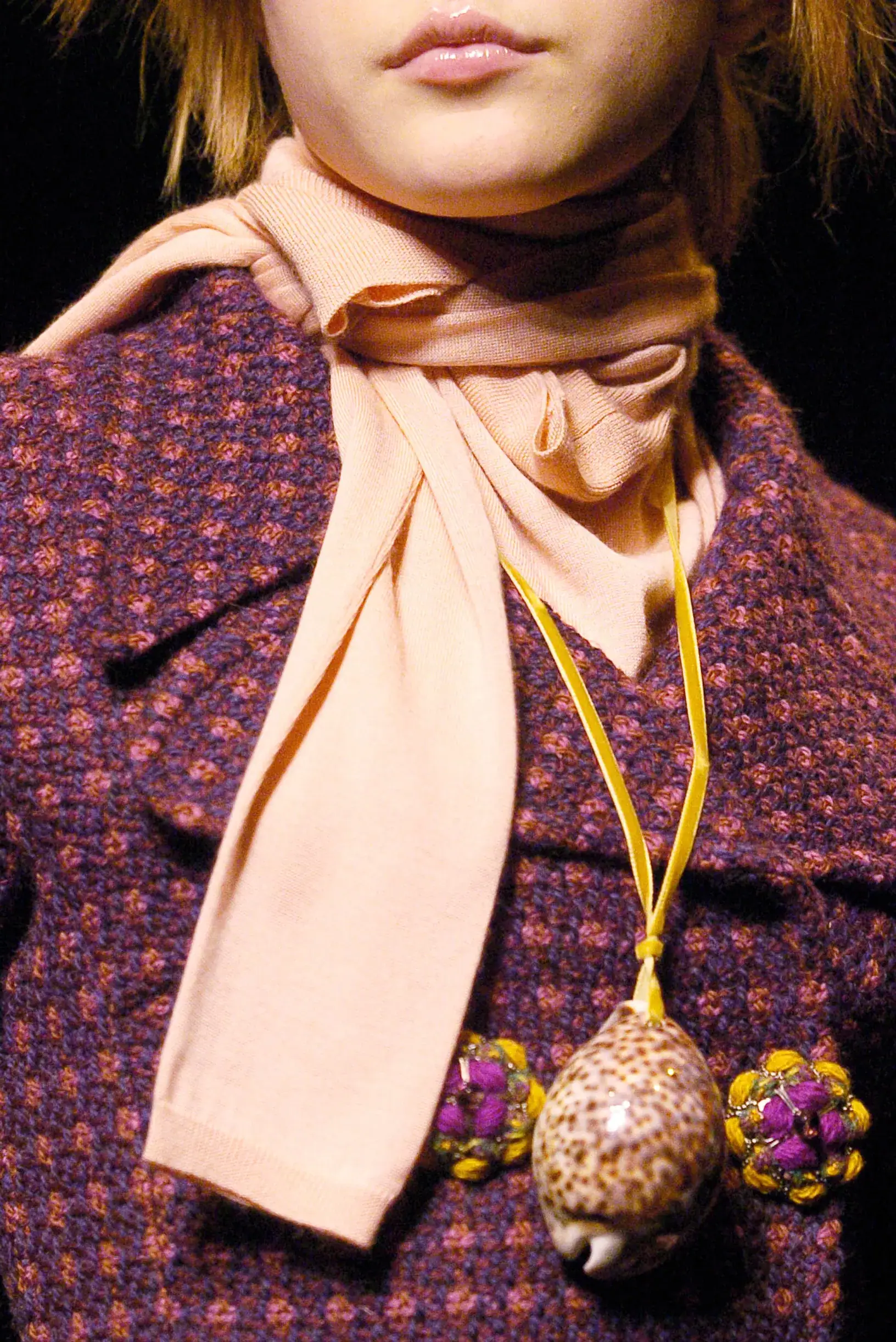 miu miu 2004 shell necklace