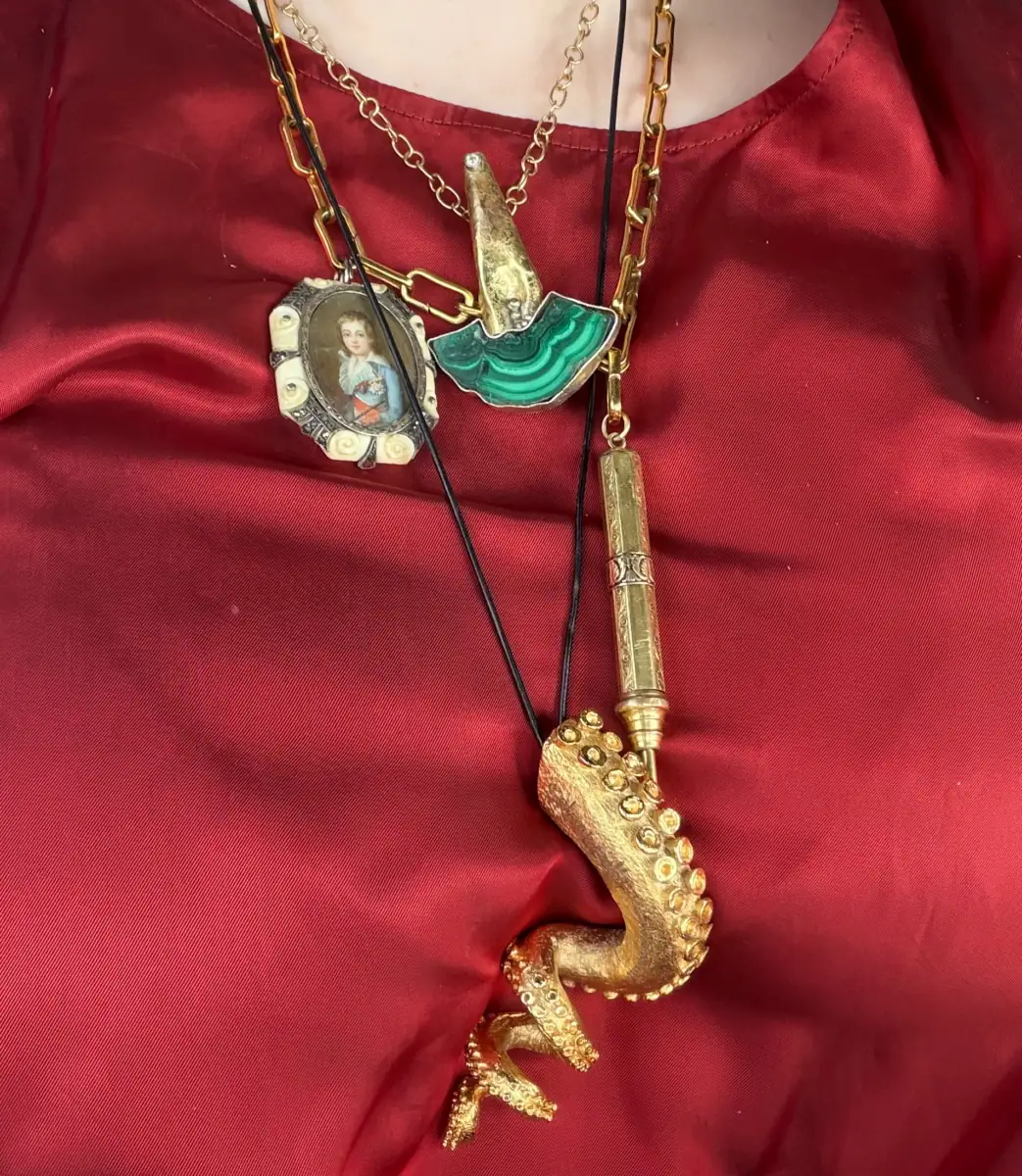 Victorian Expanding Telescopic Pencil Pendant